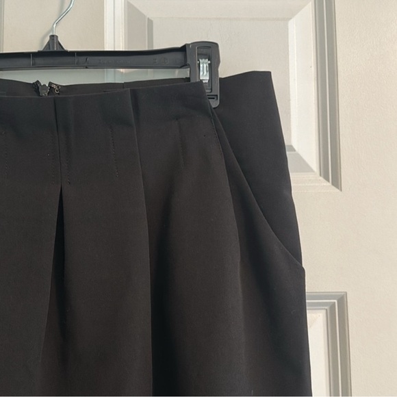NWT S&D Pleated Black Pencil Skirt Size US10 - Picture 3 of 11